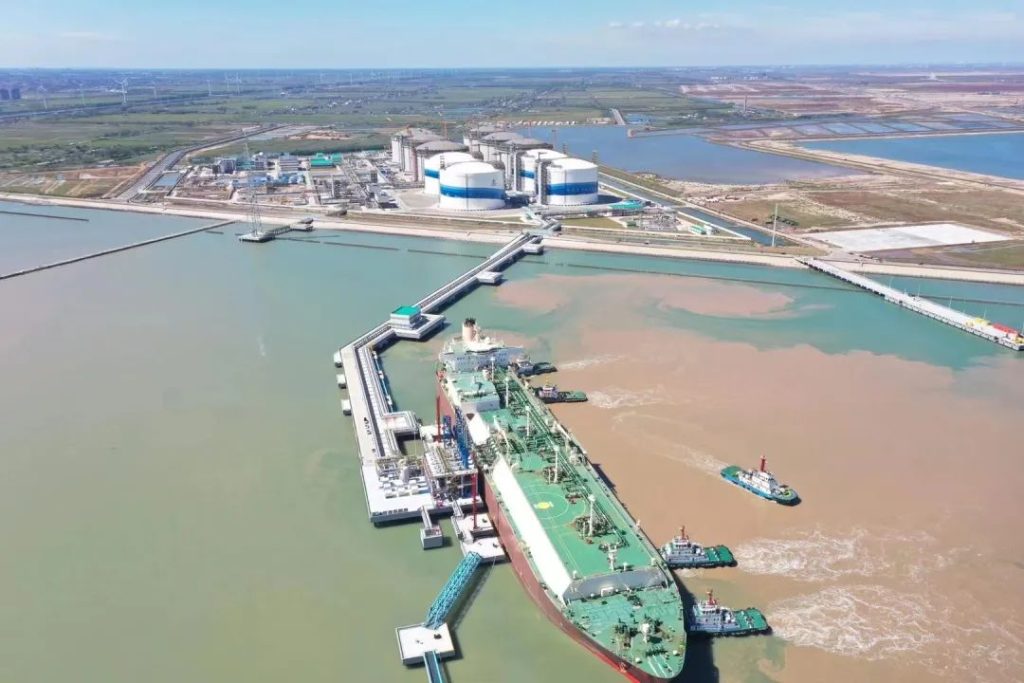 Qatargas Delivers Lng Cargo To China S Jiangsu Binhai Lng Terminal