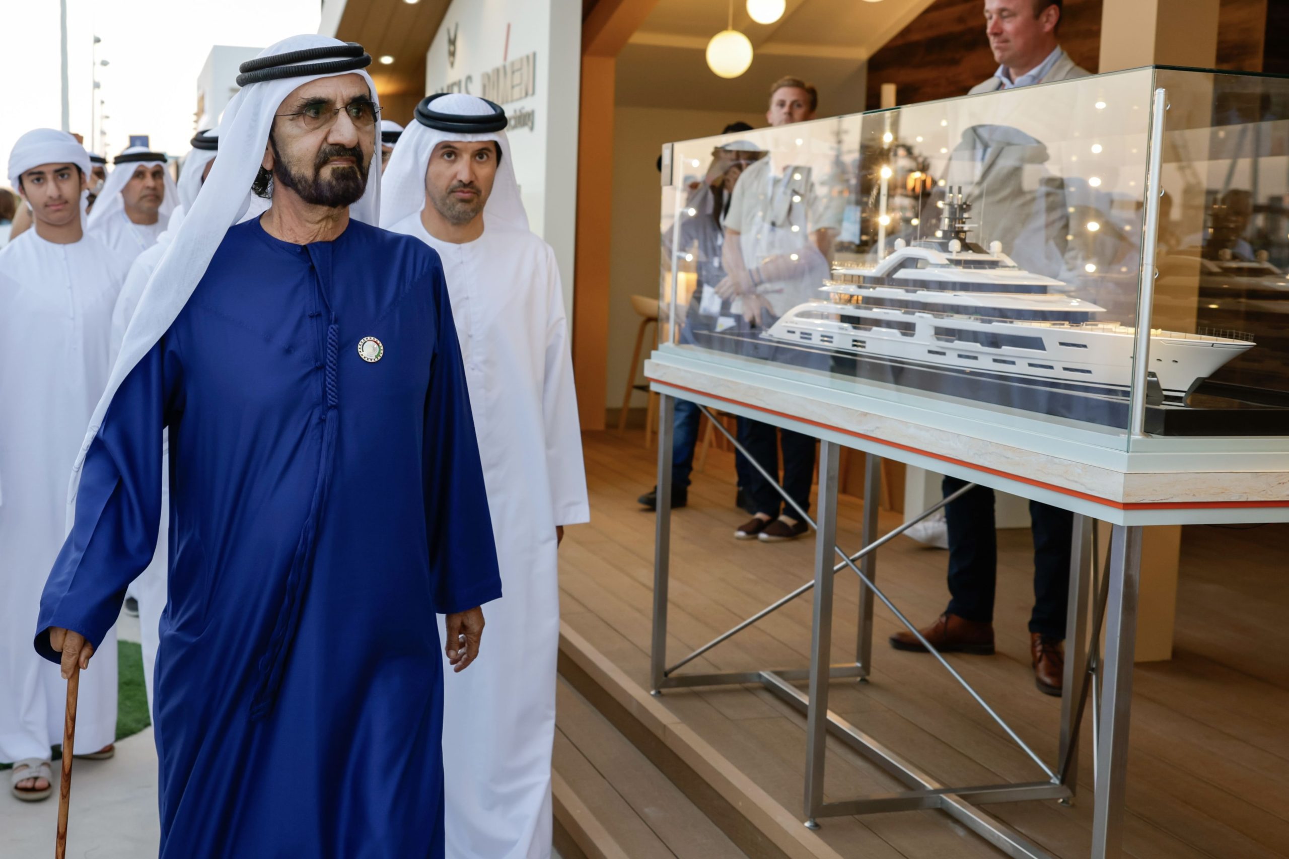 Mohammed Bin Rashid Visits The 30th Dubai International Boat Show The