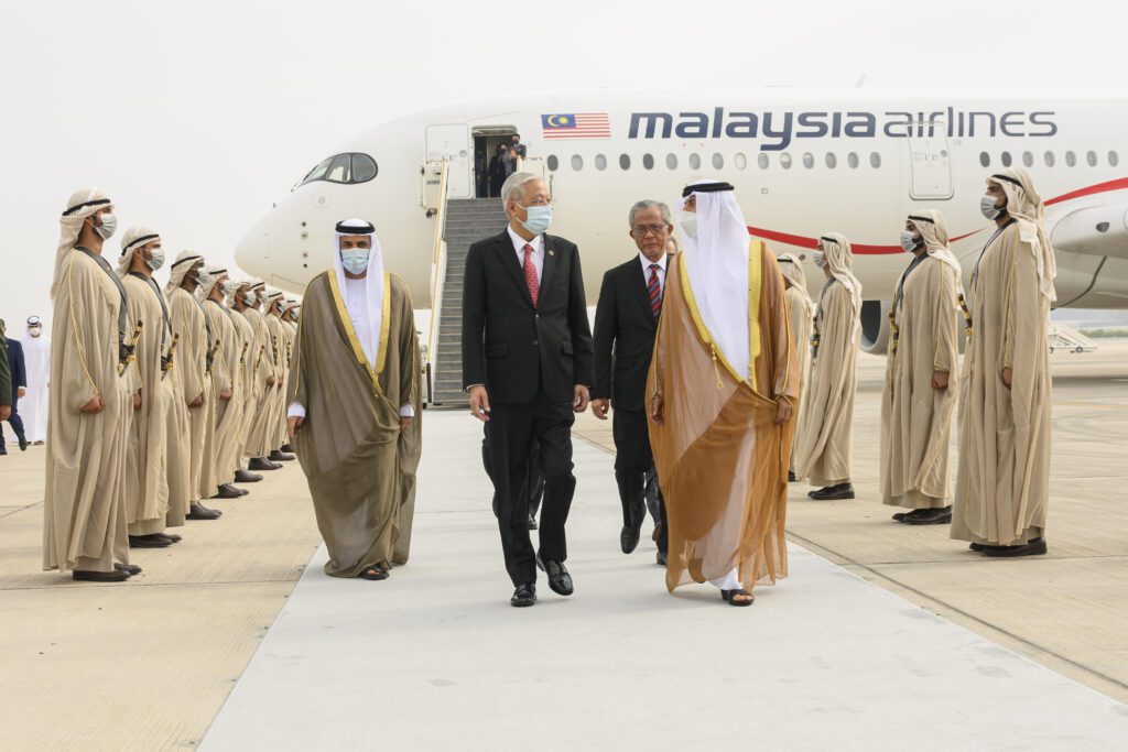 Prime Minister of Malaysia arrives in UAE