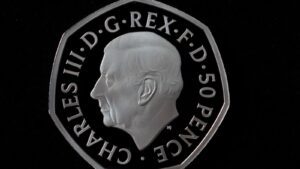 Coins featuring portrait of King Charles unveiled