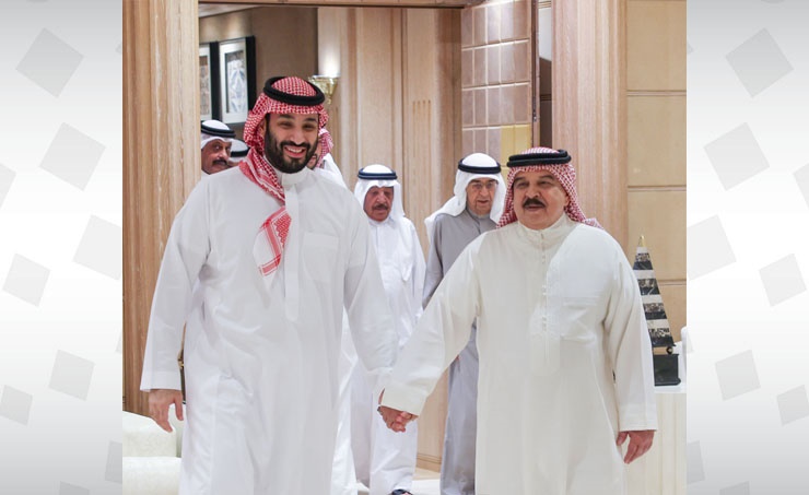 King of Bahrain meets with Saudi Crown Prince