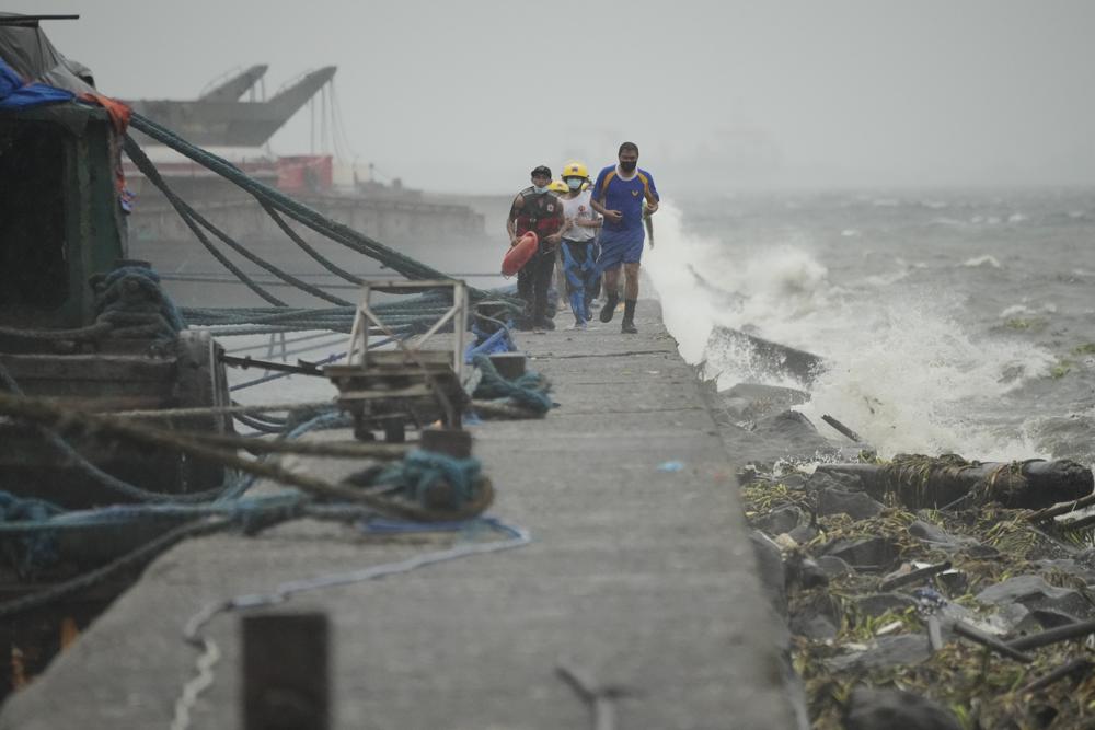 Powerful typhoon