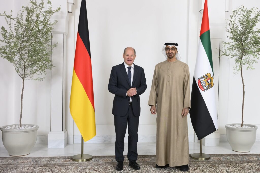 UAE President receives German Chancellor