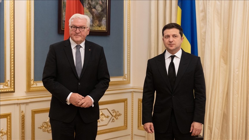 Germany’s President arrives in Kyiv