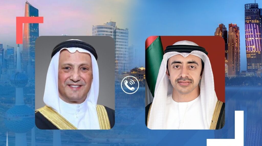 UAE FM congratulates new Kuwaiti Foreign Minister on appointment