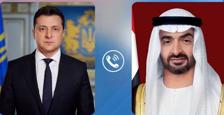 UAE President holds phone call with President of Ukraine