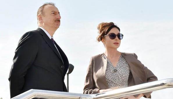 Azerbaijan's President, First Lady attend groundbreaking ceremony of Horse Breeding Center