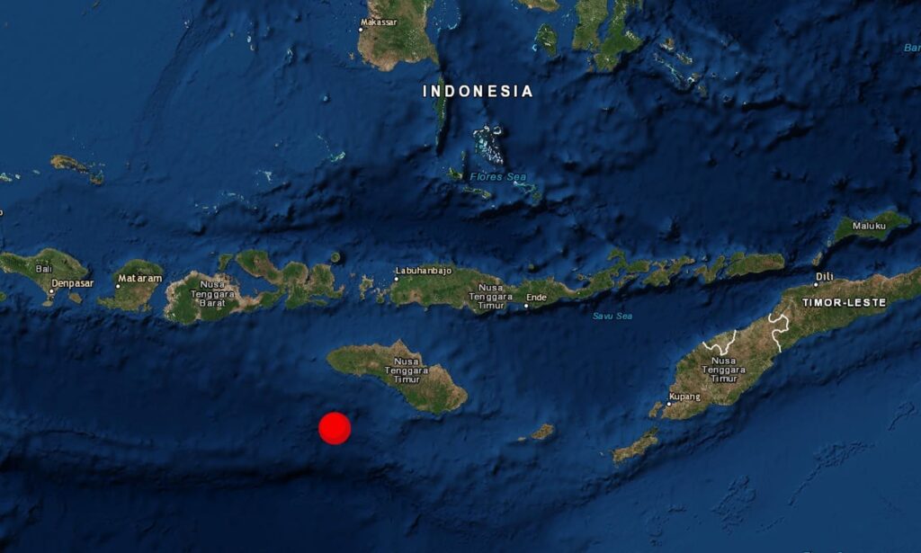 5.3 magnitude earthquake hits Indonesian island of Sumbawa