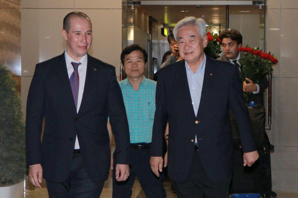 President of the World Taekwondo Federation arrives in Tashkent