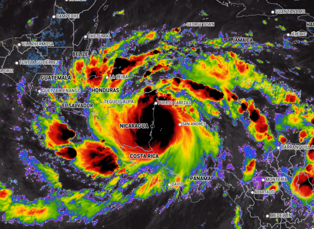 Hurricane Julia Makes Landfall On Nicaraguan Coast