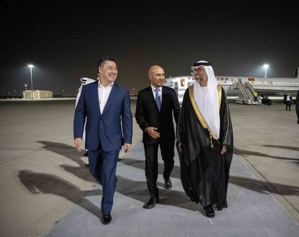 President of Kyrgyzstan arrives in UAE