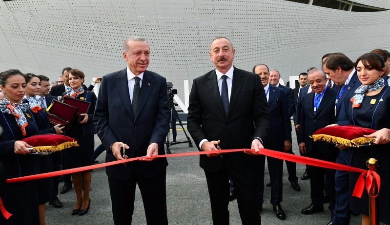 Azerbaijani, Turkish Presidents inaugurate Zangilan International Airport