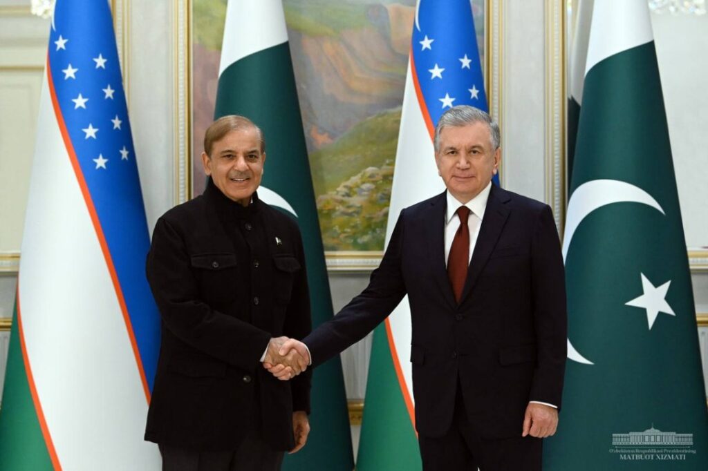 Shahbaz, Mirziyoyev discuss matters of mutual interest