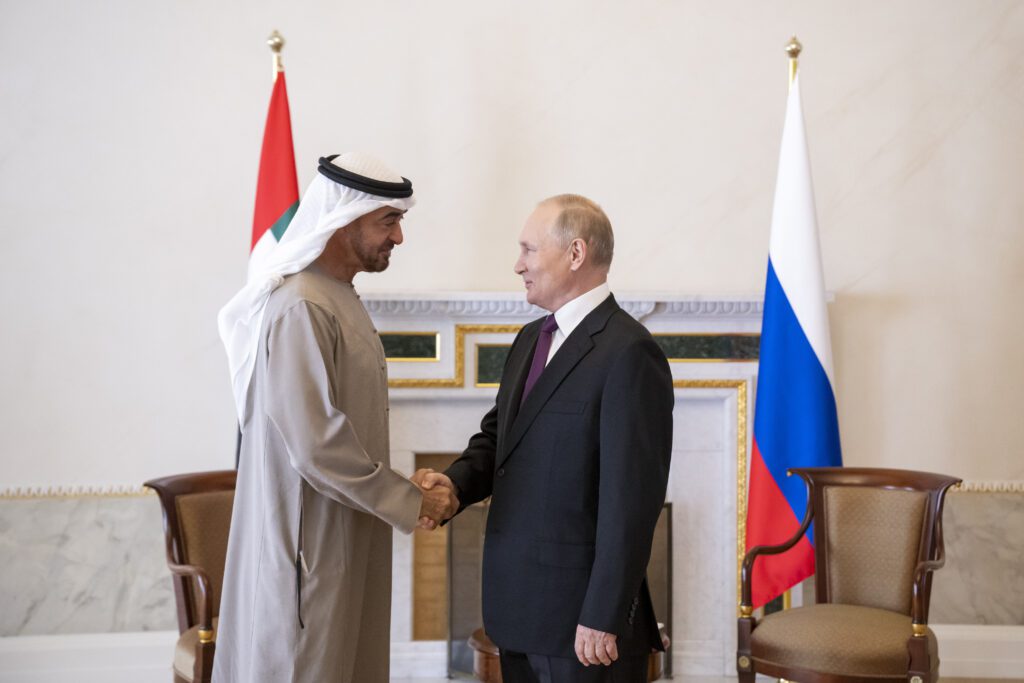 UAE, Russian Presidents discuss cooperation and issues of mutual concern