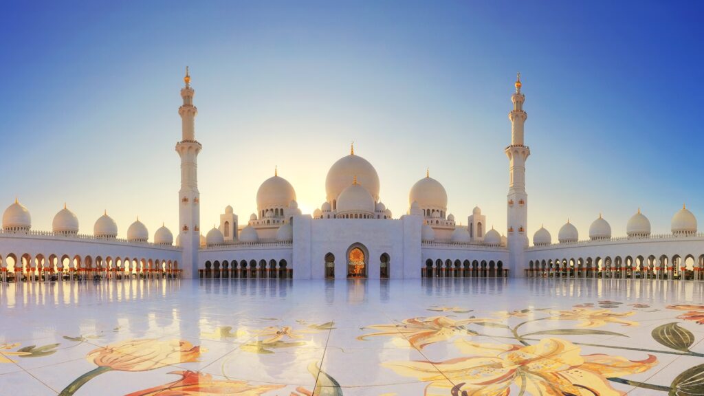 President of Mozambique visits Sheikh Zayed Grand Mosque