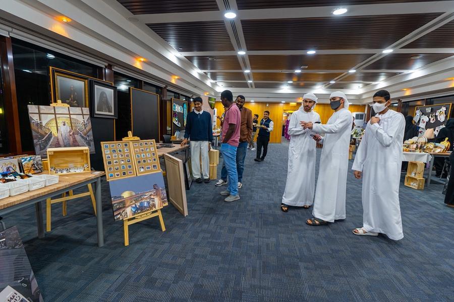 artwork exhibition at Khalifa Park Library