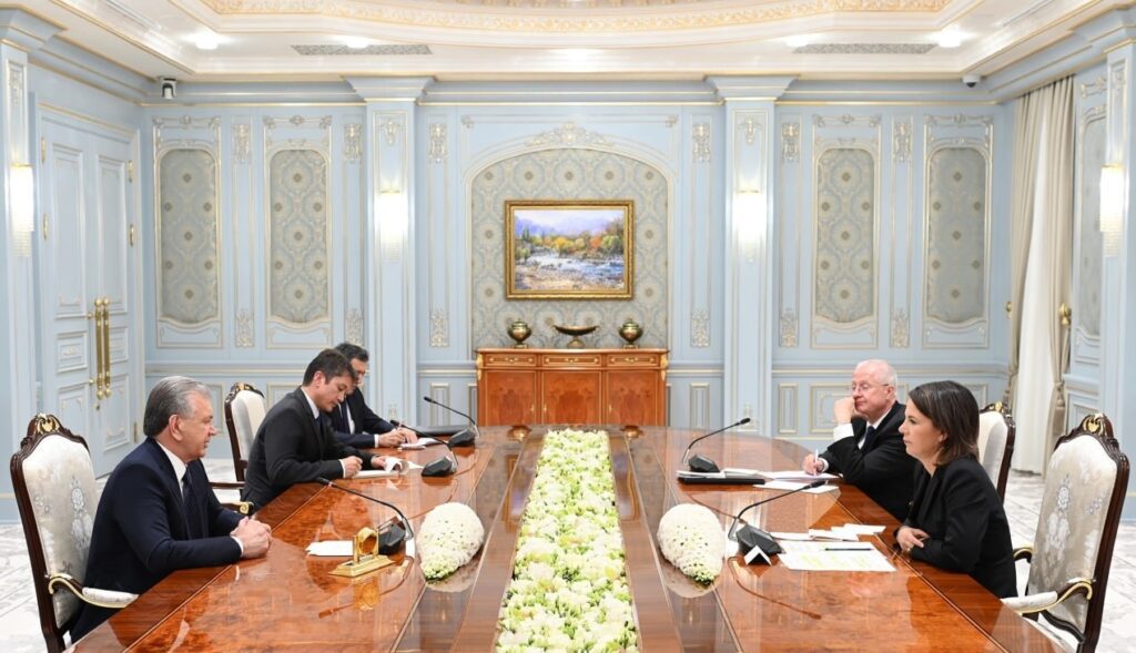 President of Uzbekistan holds meeting with German Foreign Minister