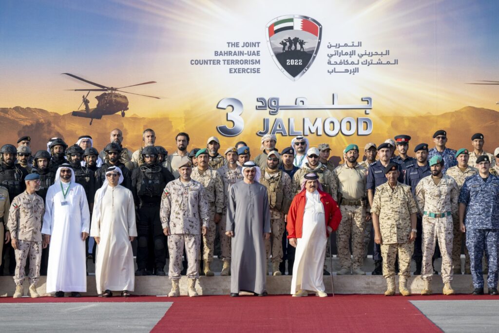 UAE President, King of Bahrain attend 'Jelmoud 3' joint military exercise