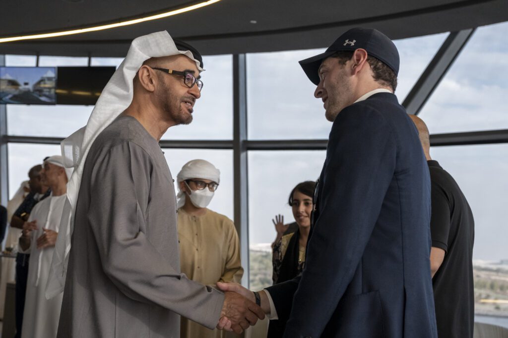 President of UAE attends final race of 2022 Formula 1 Abu Dhabi Grand Prix