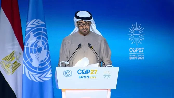 President of UAE delivers speech at COP27 in Sharm El Sheikh