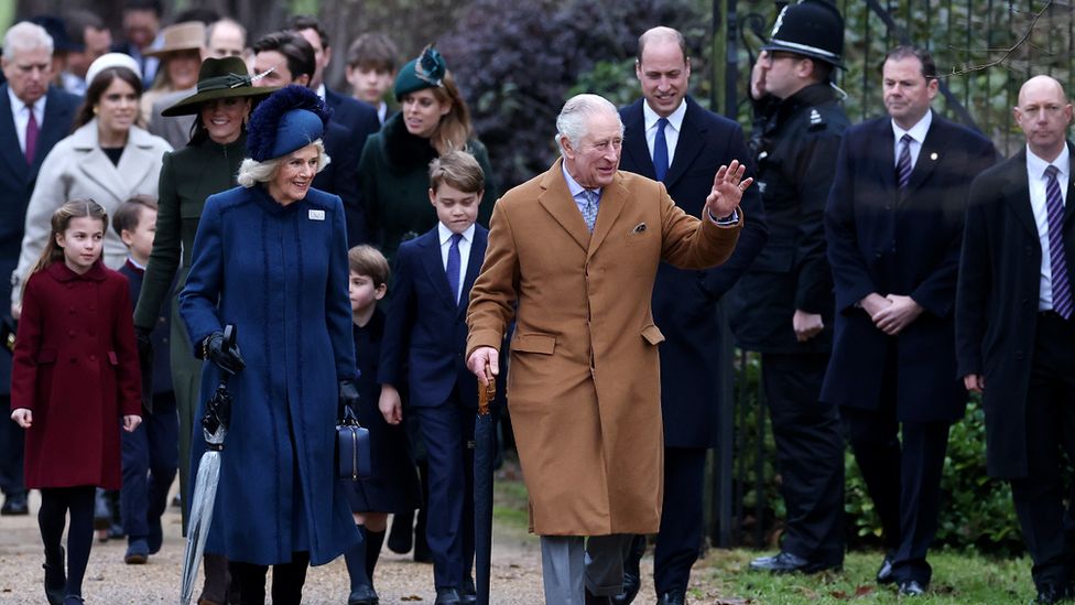 King Charles greets Christmas