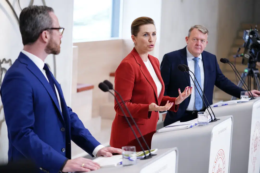 Danish PM Frederiksen presents new governme