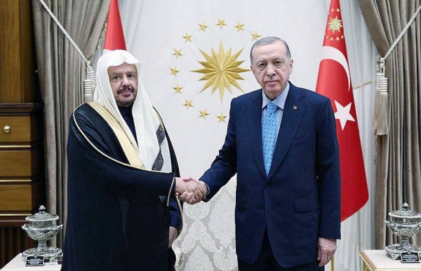 Erdogan welcomes Saudi Shoura Council speaker