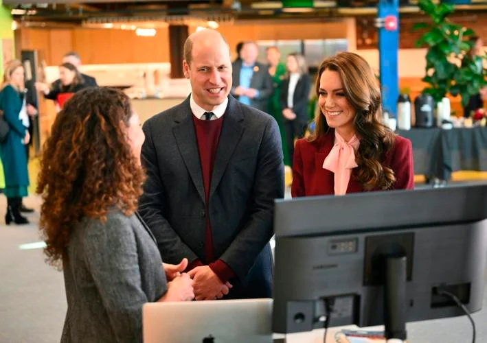 Prince and Princess of Wales tour US green tech incubator
