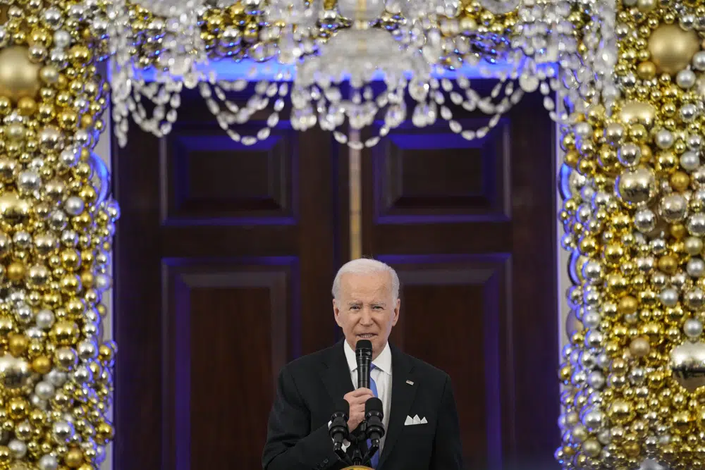 Biden condemns 'venom' of antisemitism at Hanukkah event