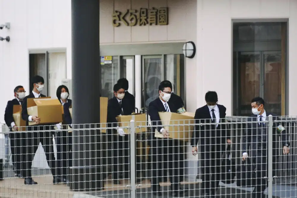 Japan police arrest 3 teachers in nursery abuse case