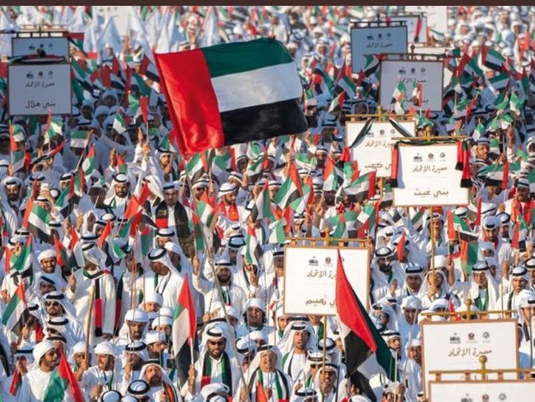 UAE President attends 'March of the Union' marking 51st National Day