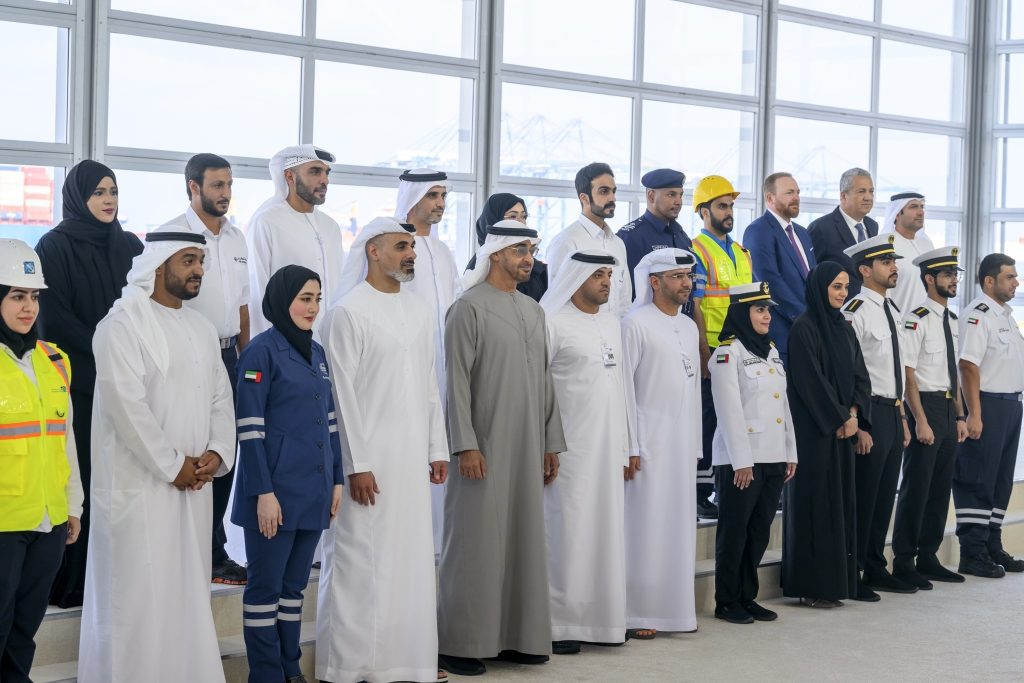 President of UAE inaugurates Khalifa Port expansion