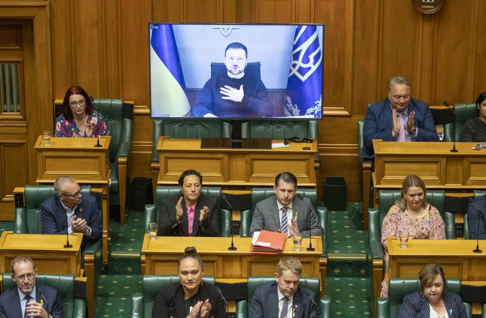 Zelenskyy urges New Zealand to focus on war’s ecological toll