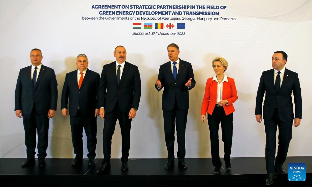 Romania, Hungary, Azerbaijan and Georgia sign agreement on Black Sea electric cable