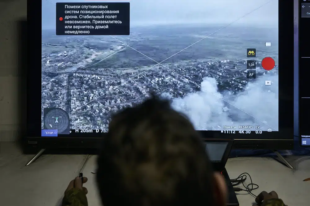 Russian military shot down Ukrainian drone near airbase