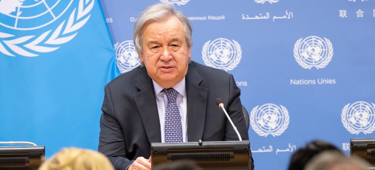 UN chief calls for restoration of peace in 2023 - The Gulf Observer