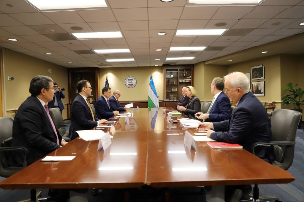 Foreign Minister of Uzbekistan meets with USAID administrator