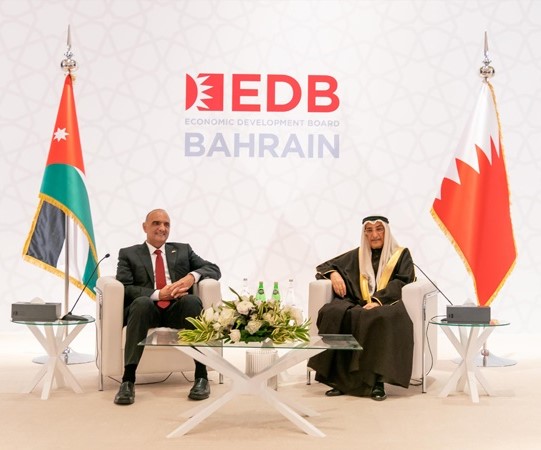 PM of Jordan visits Economic Development Board at Bahrain Bay