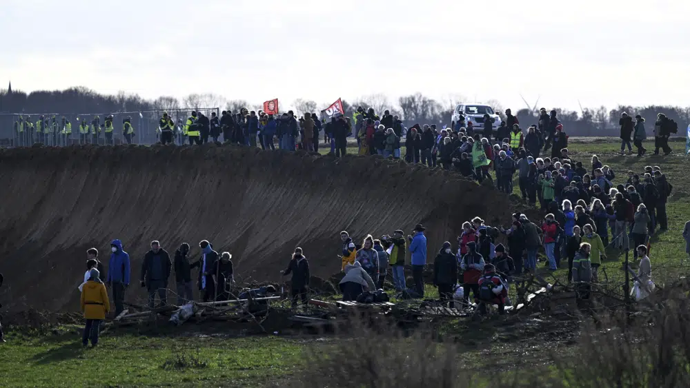 Climate activists pledges to defend tiny village in Germany