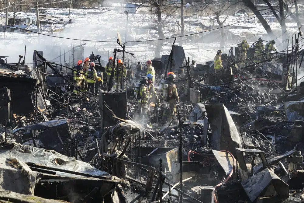 Fire in Seoul neighborhood destroys at least 60 homes