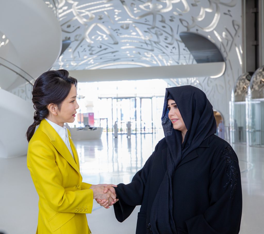Latifa bint Mohammed meets First Lady of Republic of Korea
