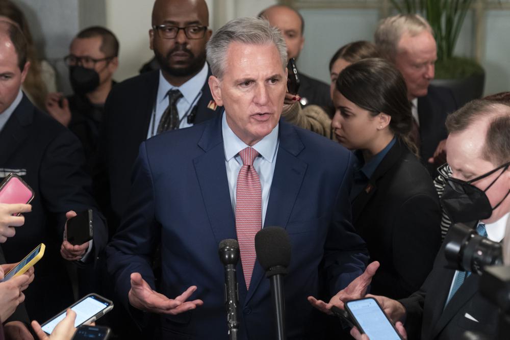 McCarthy’s bid for speaker to continue, says Trump backs him