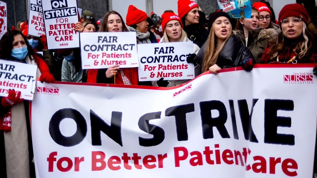 Hospitals reach tentative deal with striking nurses in New York