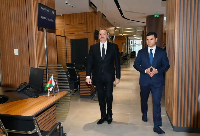 President of Azerbaijan attends opening of "Baku SME house"