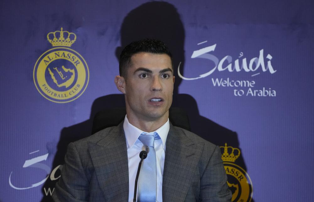 Cristiano Ronaldo presented by Al Nassr