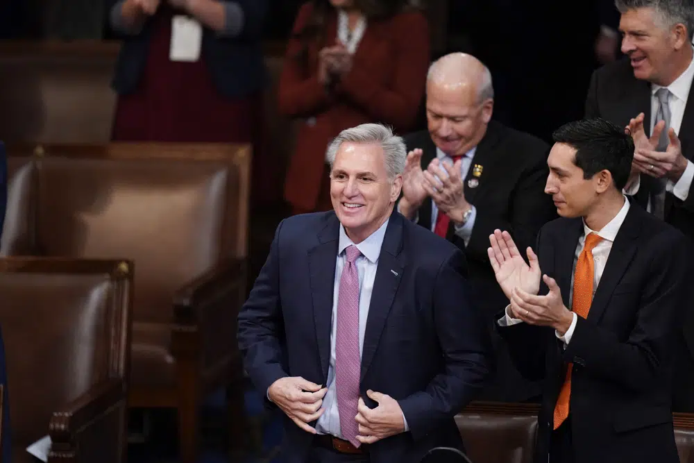 Republican McCarthy close to becoming speaker in late-night vote