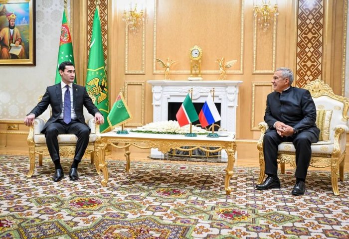 Turkmen President meets with President of Tatarstan