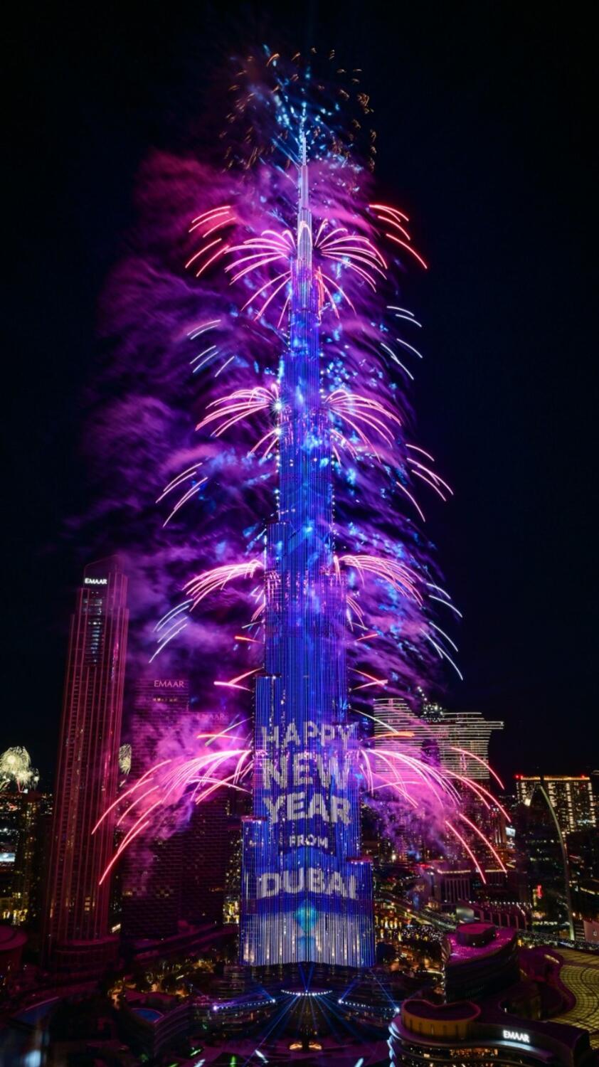 New Year celebrations throughout the Emirates