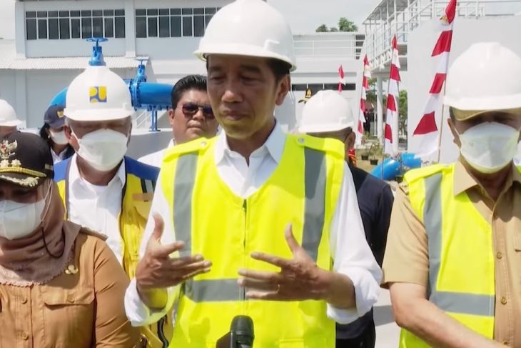 President Jokowi inaugurates SPAM Durolis