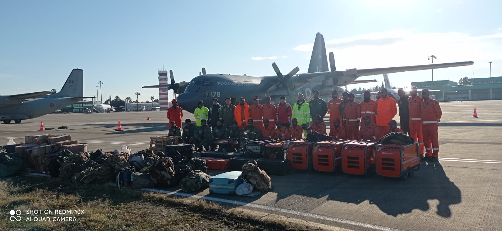 PAF aircraft carrying search & rescue team, relief goods arrives in ...